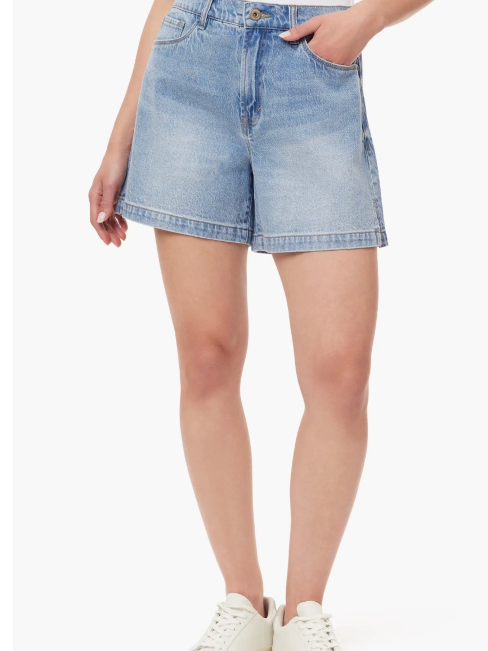 Kensie High Rise Woman Denim Shorts